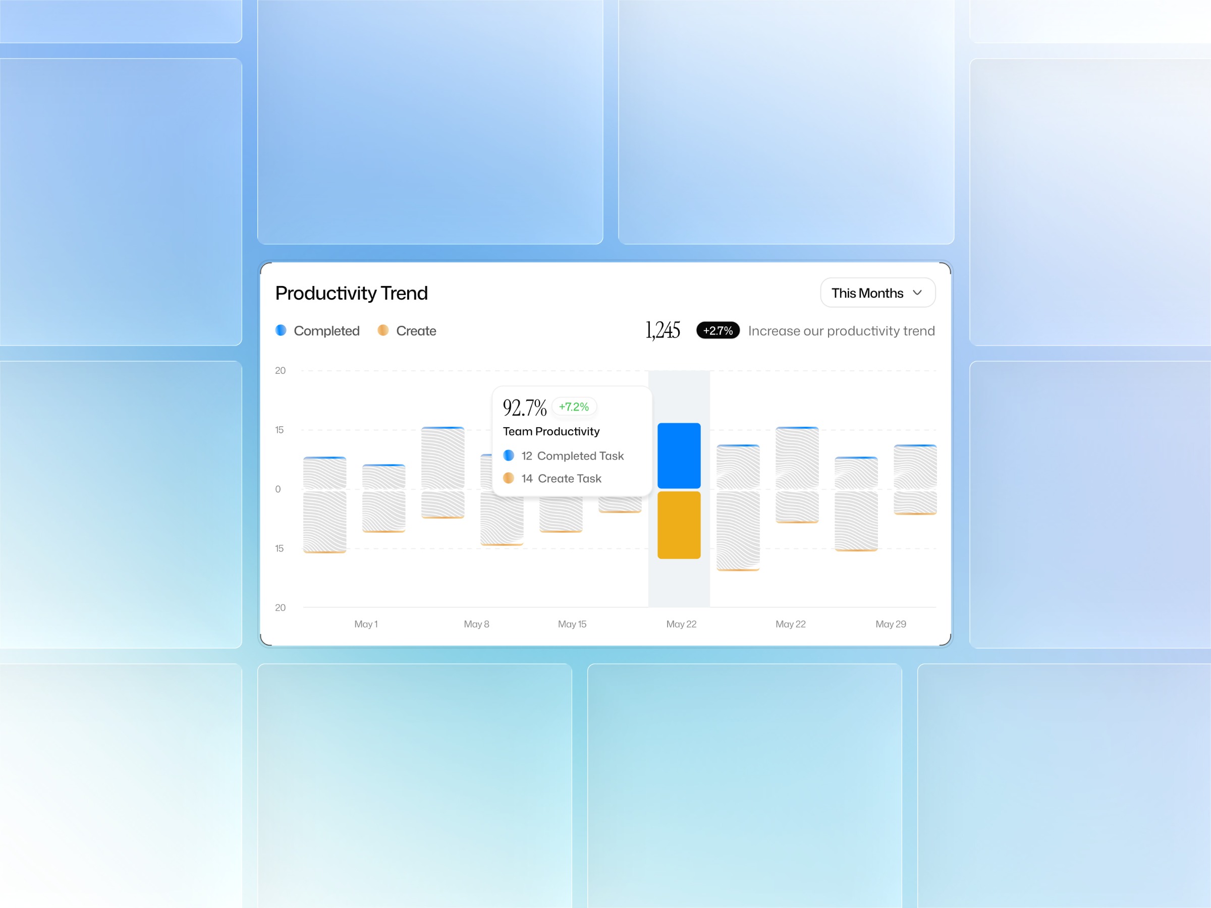 Project Management Dashboard - AI SaaS UI UX Image 1