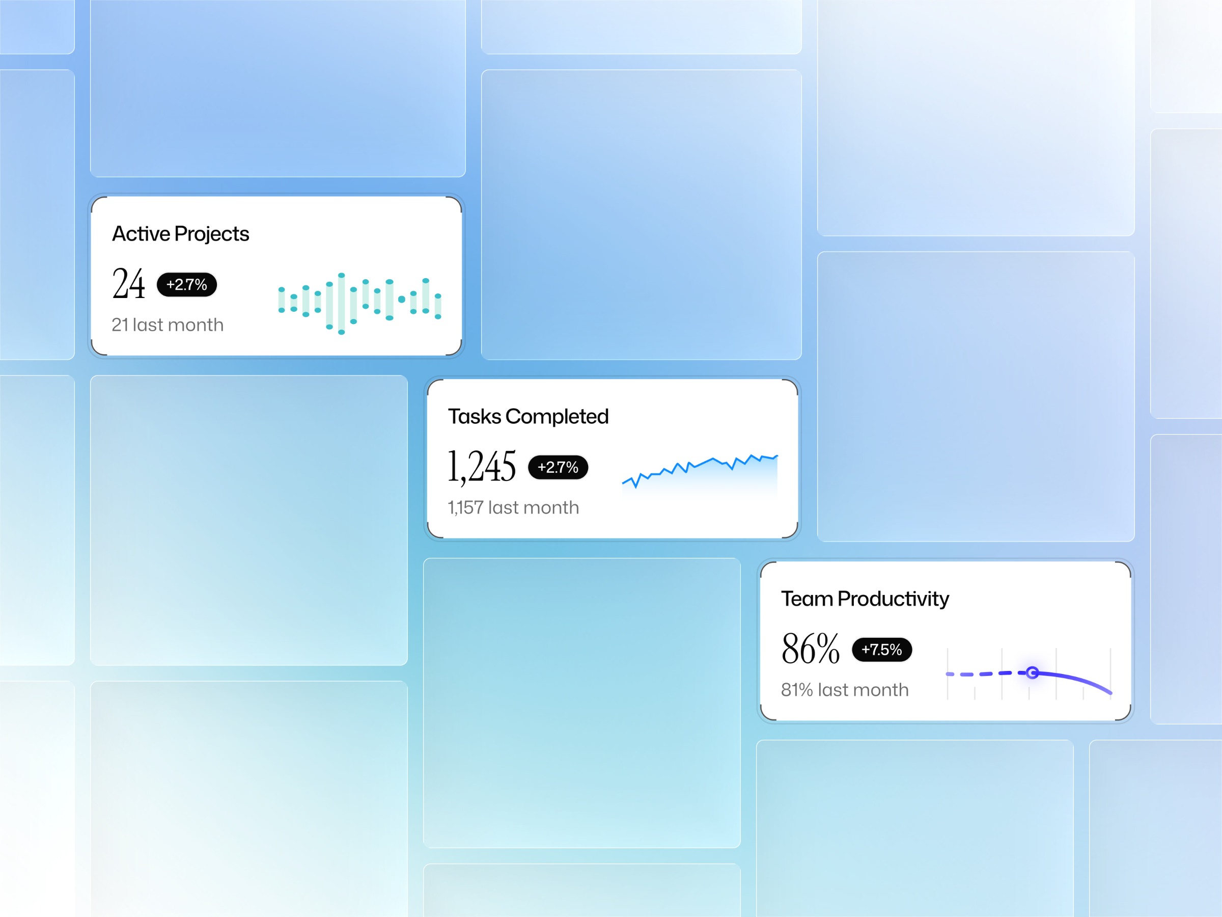 Project Management Dashboard - AI SaaS UI UX Image 0