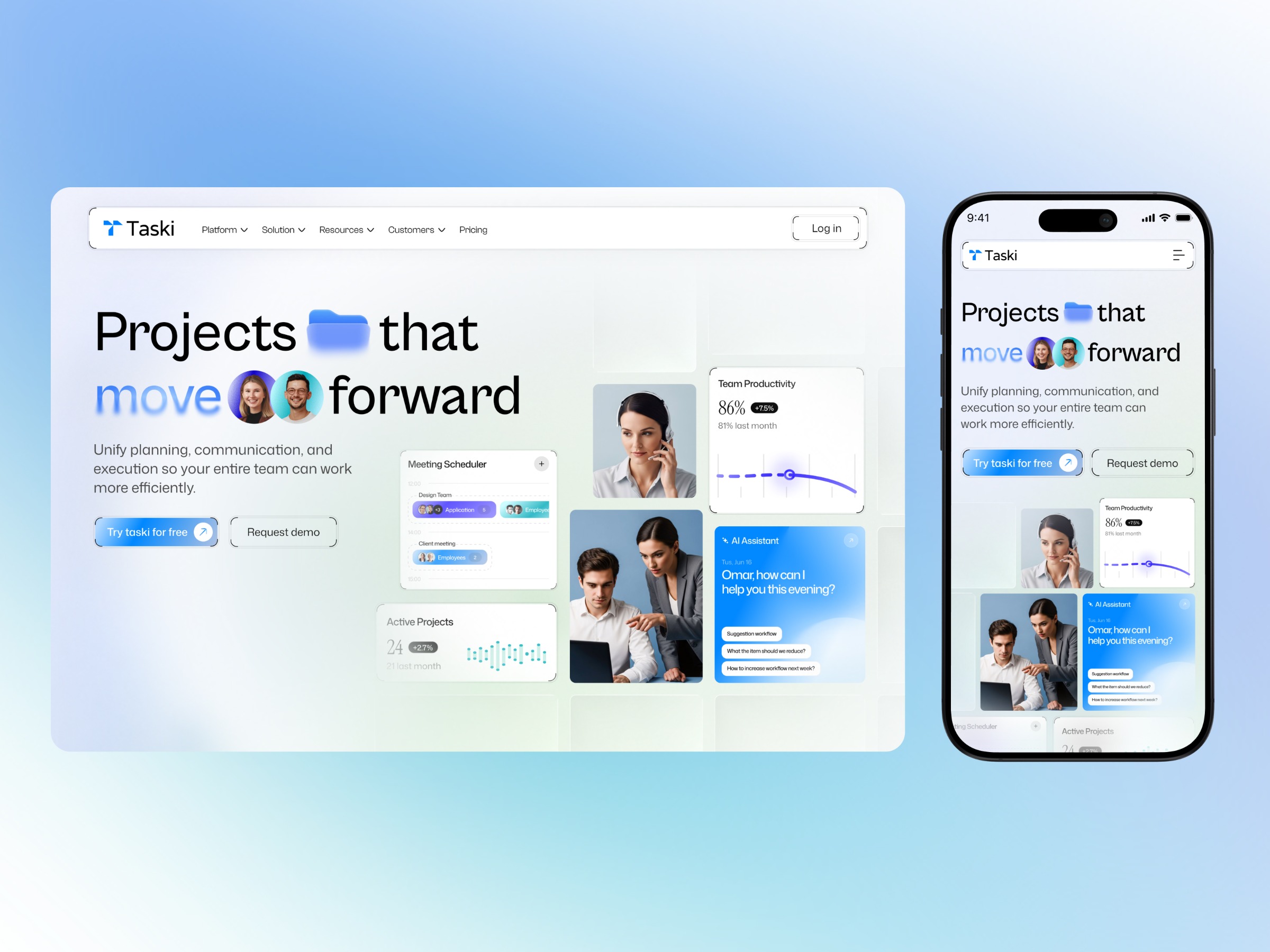 SaaS Website Design - Mobile Responsive Image 0