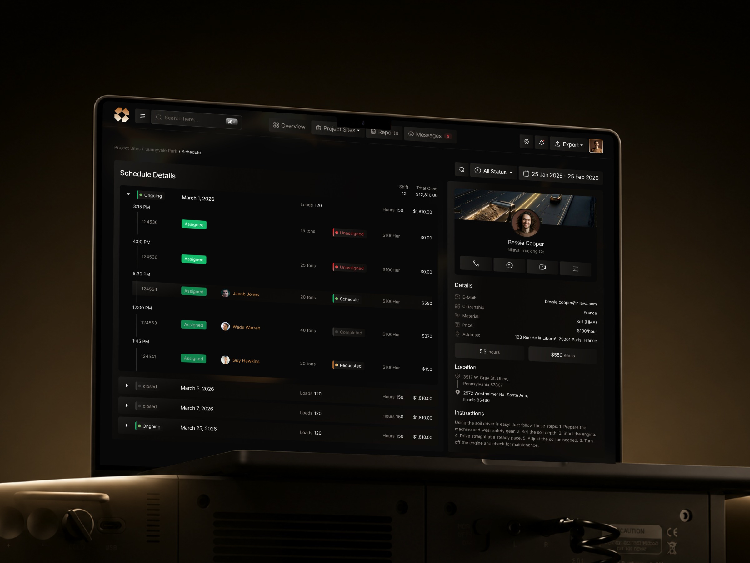 TerraFlux - AI SaaS Dashboard