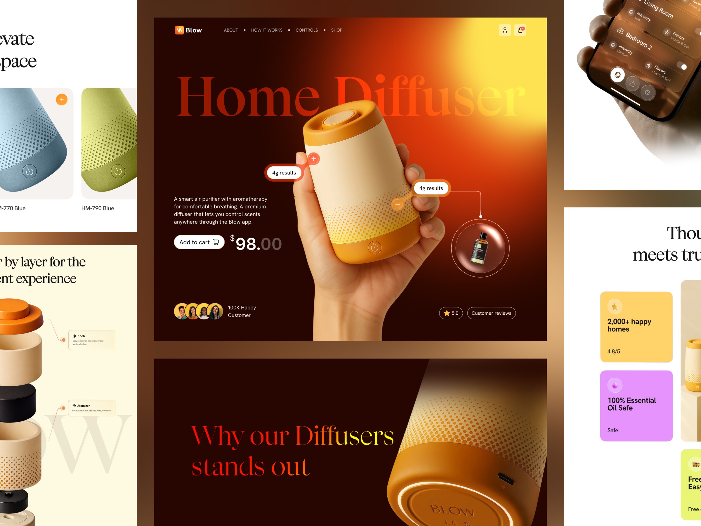 Smart Air Humidifier - Landing Page Image 0