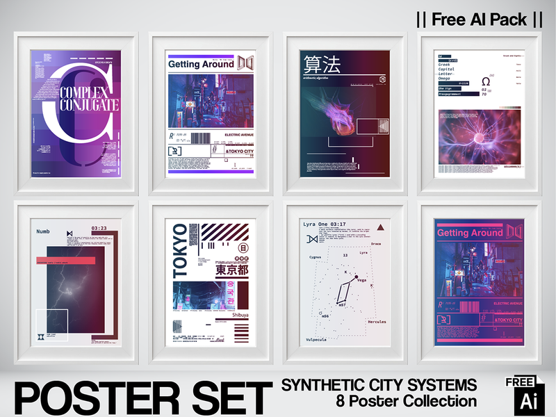 SYNTHETIC CITY SYSTEMS // FREE VECTOR