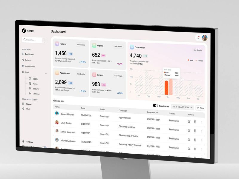 Medical CRM Dashboard