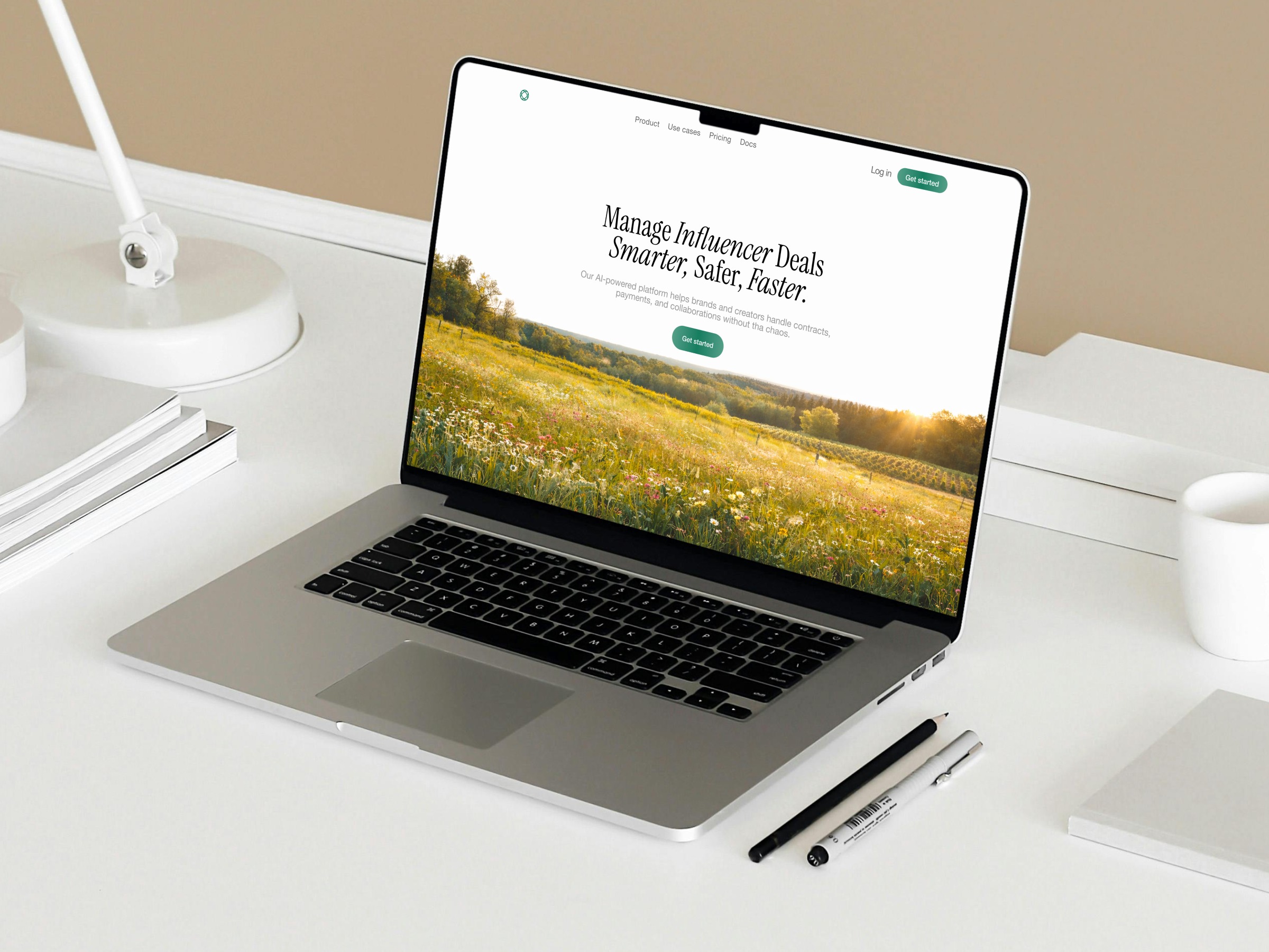 🌾 Influencer Deals — Creator Management Landing Page Image 0