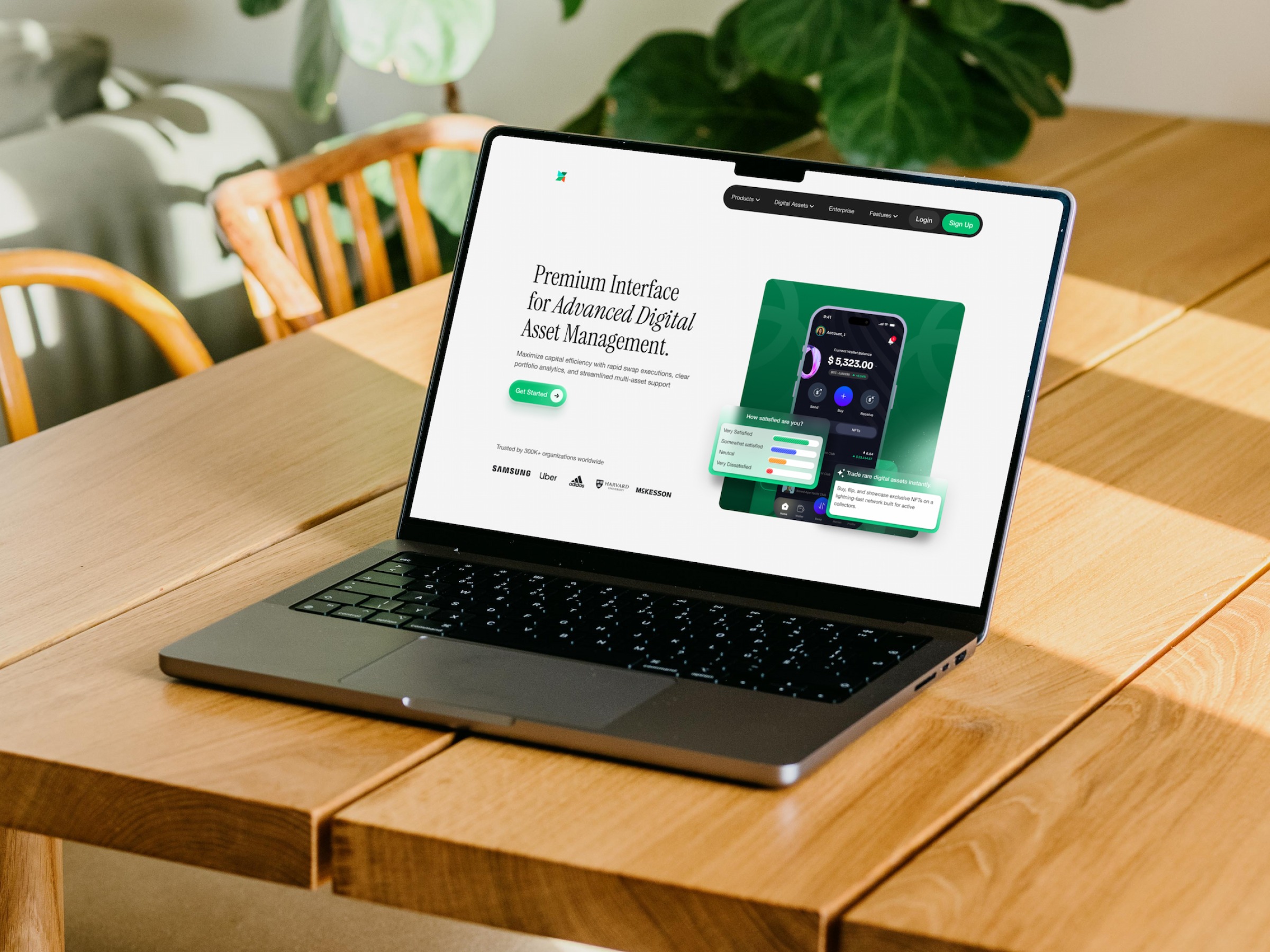 🌐 Digital Asset Management Platform — FinTech Landing Page Image 0