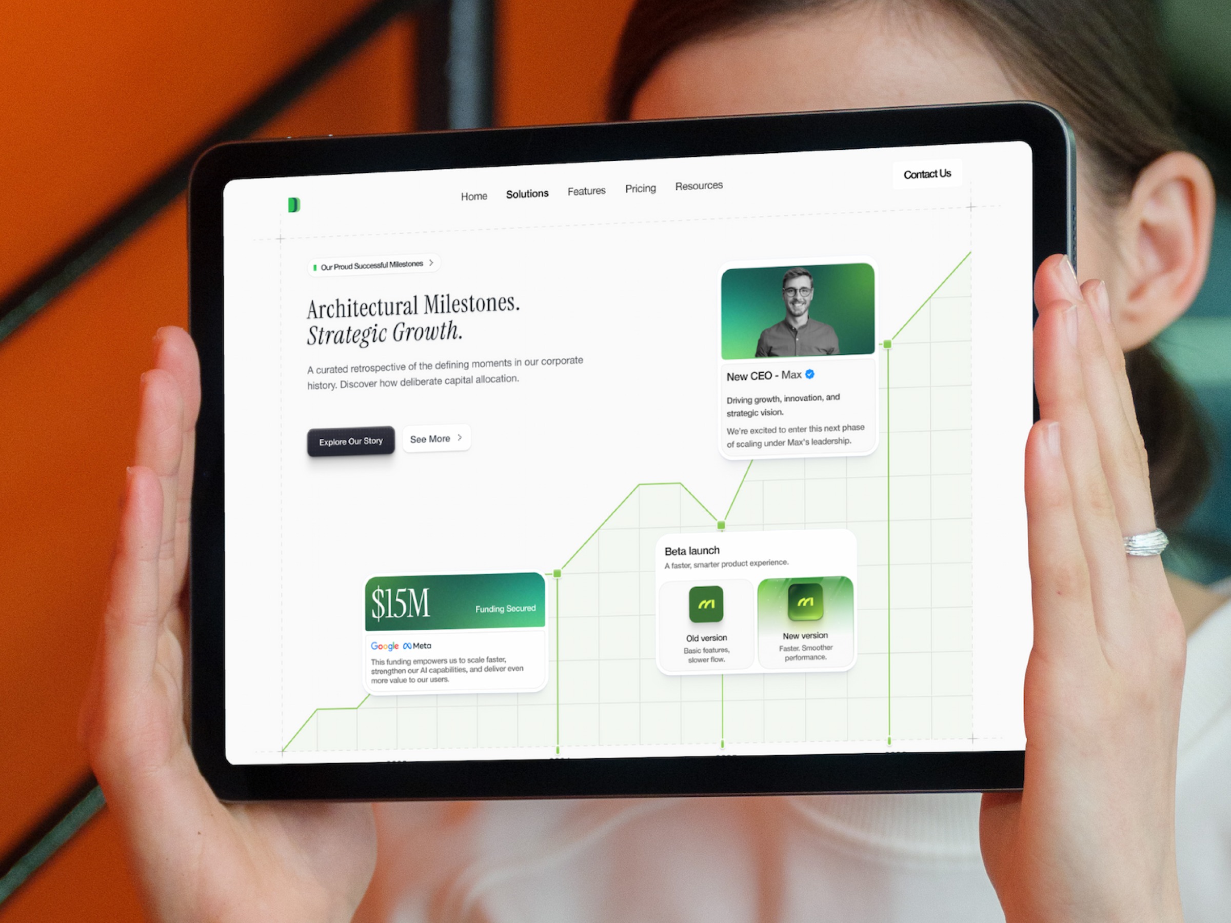 📈 Company Timeline & Milestones — Minimal SaaS Landing Page Image 0