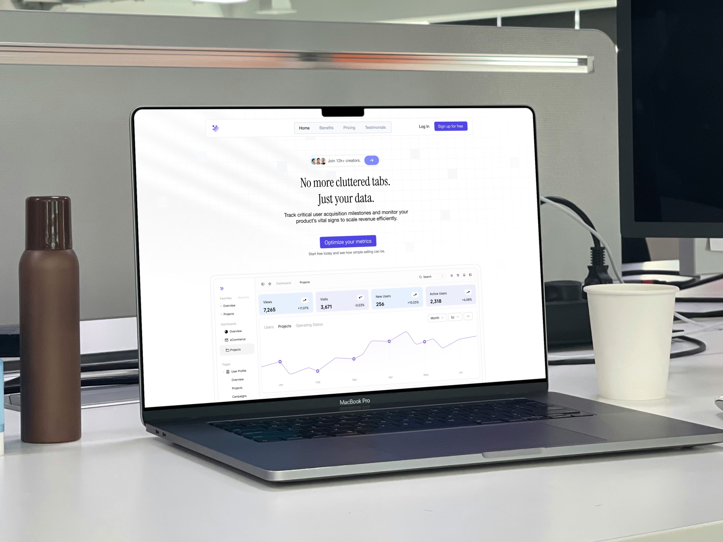 Clarity in Metrics — Modern Data Analytics Platform 📈 Image 0