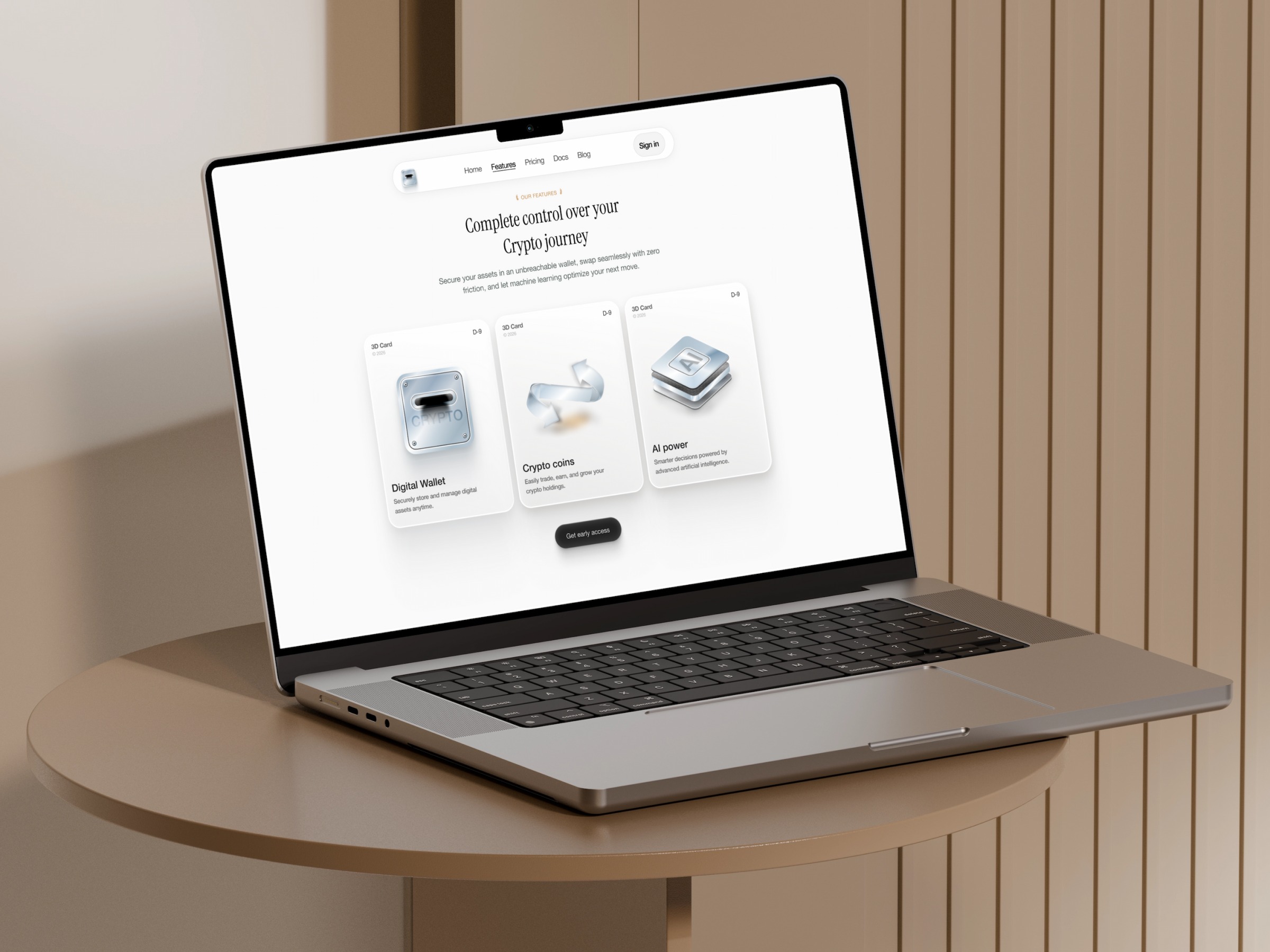 Machine Trust — Premium AI Crypto Wallet Landing Page ✨ Image 0