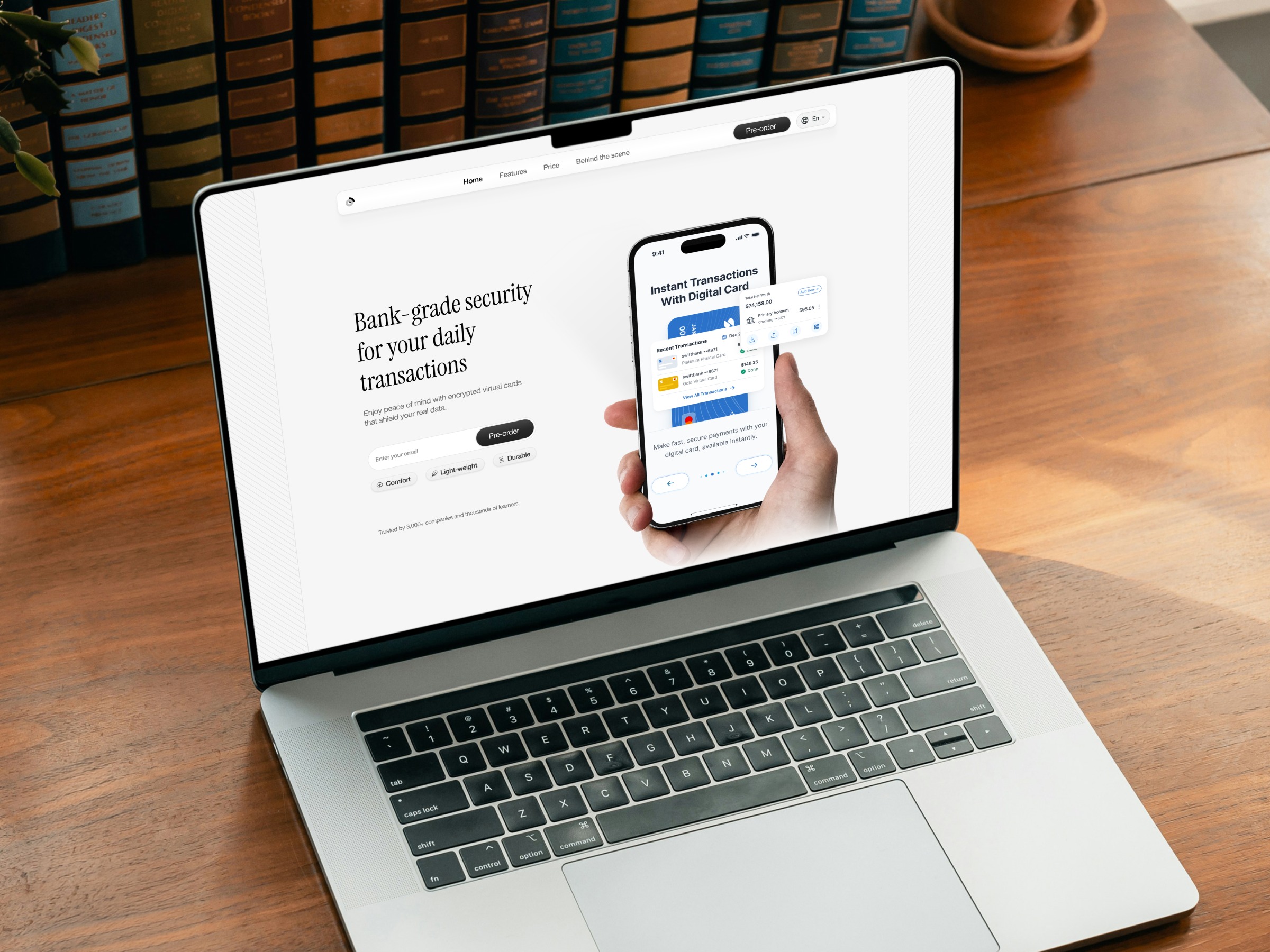 Instant Payments — Minimalist Digital Card Showcase 📲 UIUX Designs | Banner Design Image 0