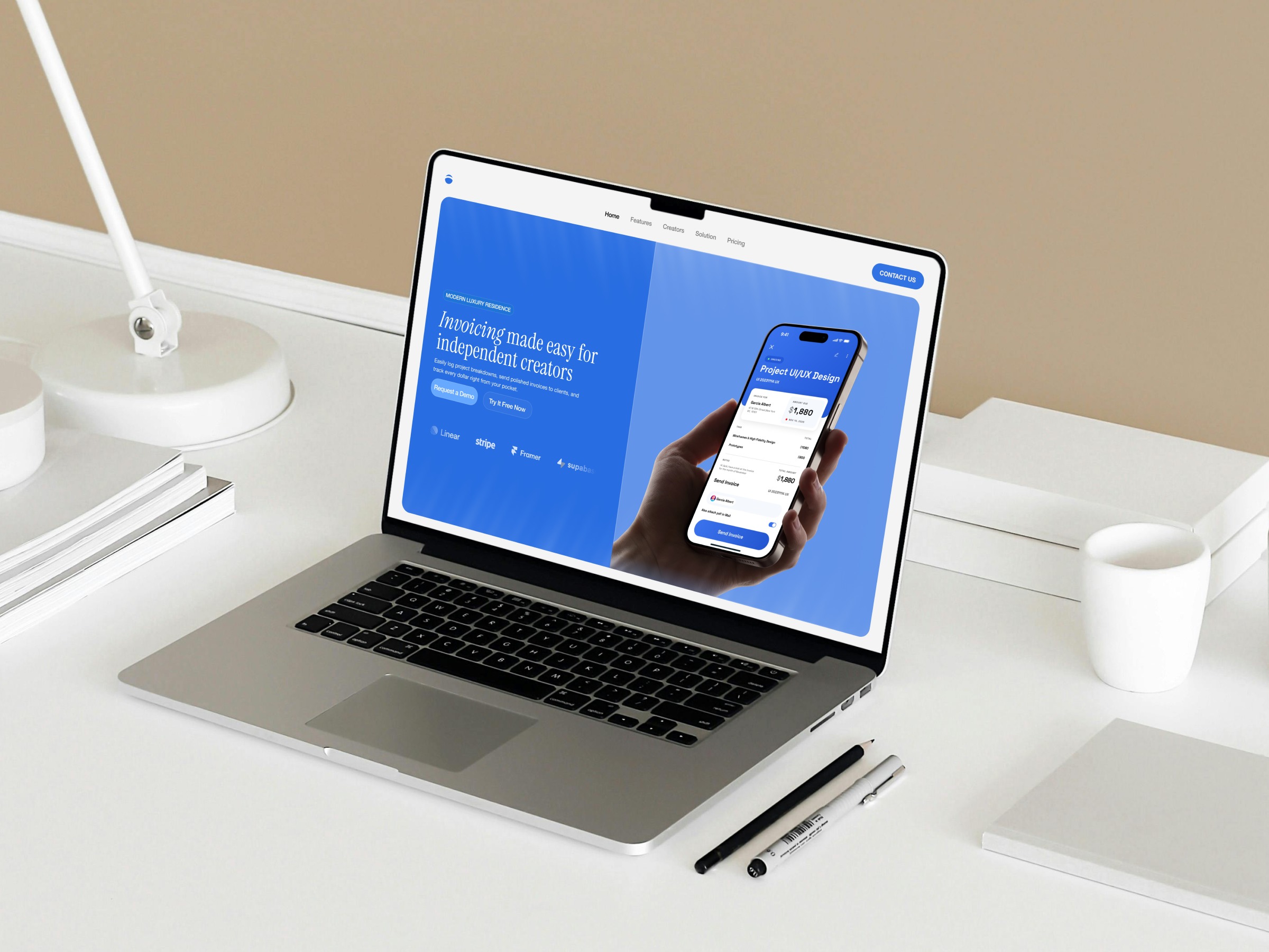 Independent Invoicing — Clean Mobile Billing Platform 💼 Image 0