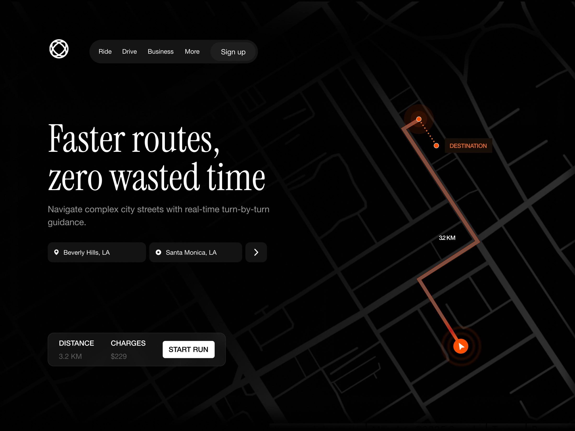 High-Contrast City Navigation Landing Page 🗺️ Image 0