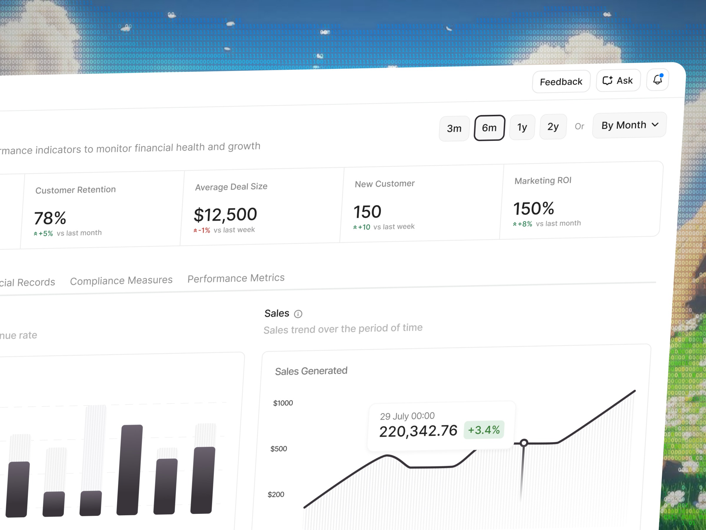 Vizually Analytics — Multi-Metric Transaction Dashboard 💼 Image 1