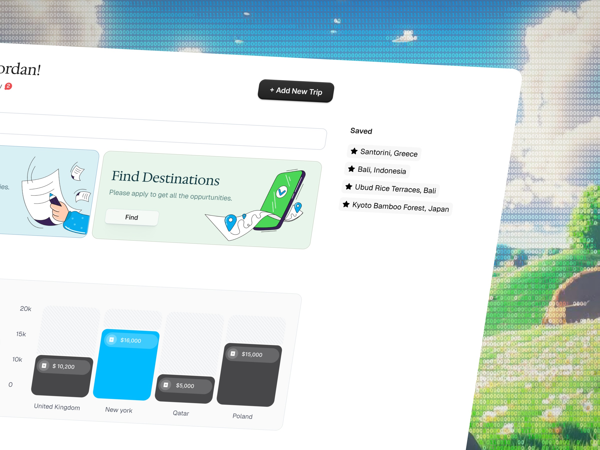  Corporate Travel & Visa Application Hub — Modern SaaS UI 📑 Image 0