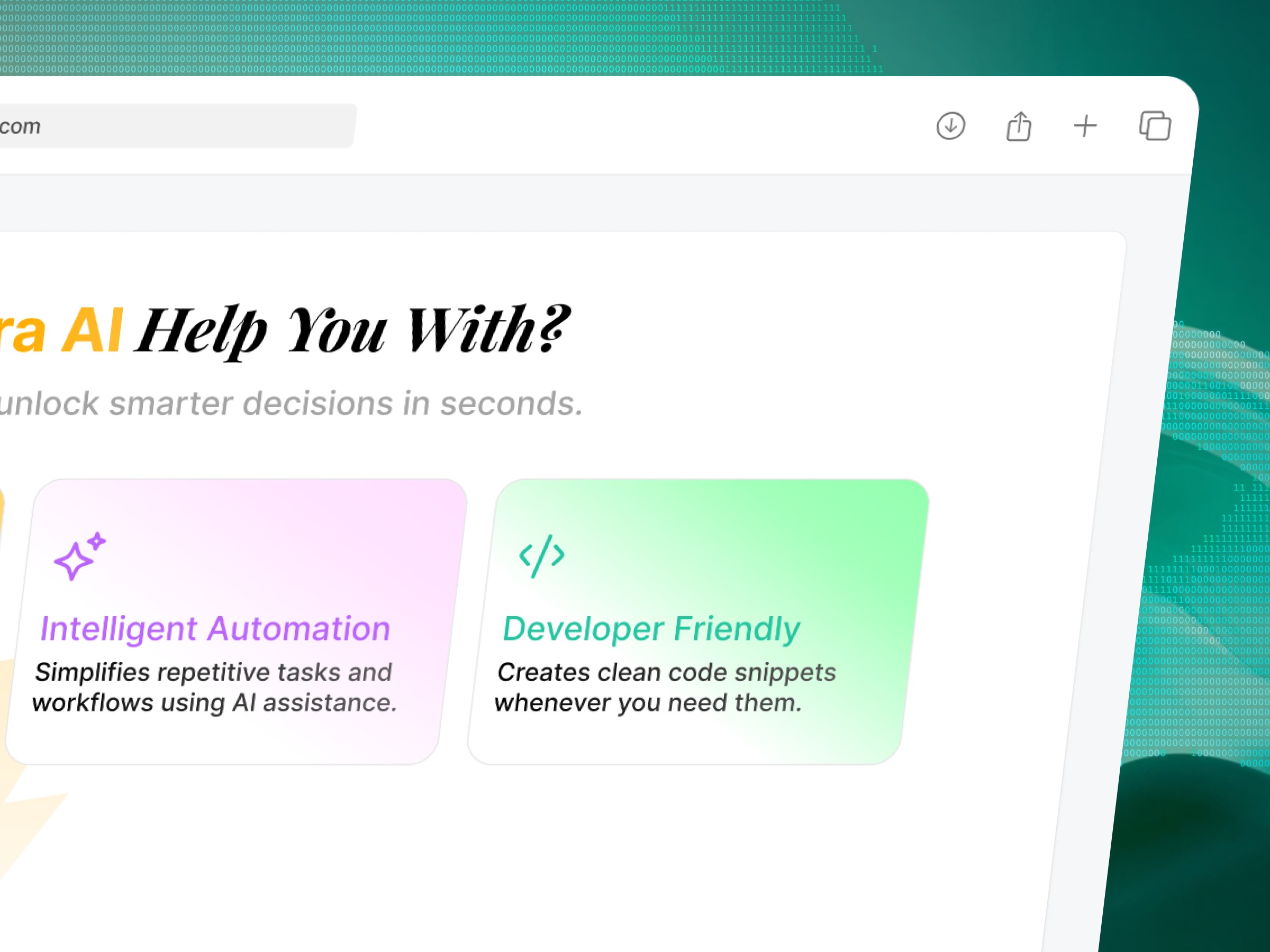 NewEra AI – AI Assistant Web App Interface Design Image 0