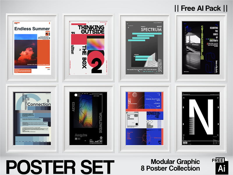 Modular Graphic Poster Series