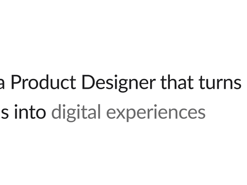 Mr March - Product Design Portfolio