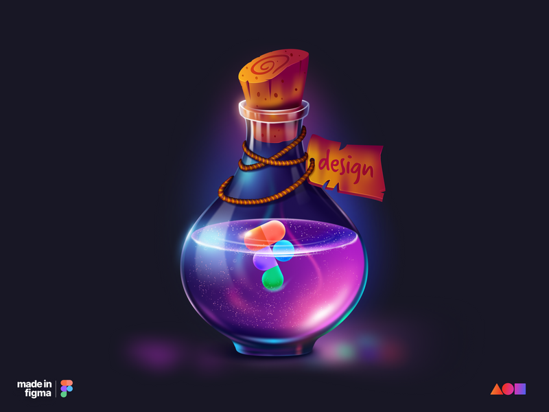 Design Potion - Figma illustration by vijay verma