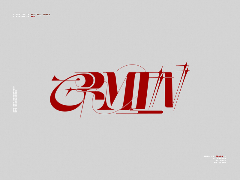 Original Typeface for GRMLN
