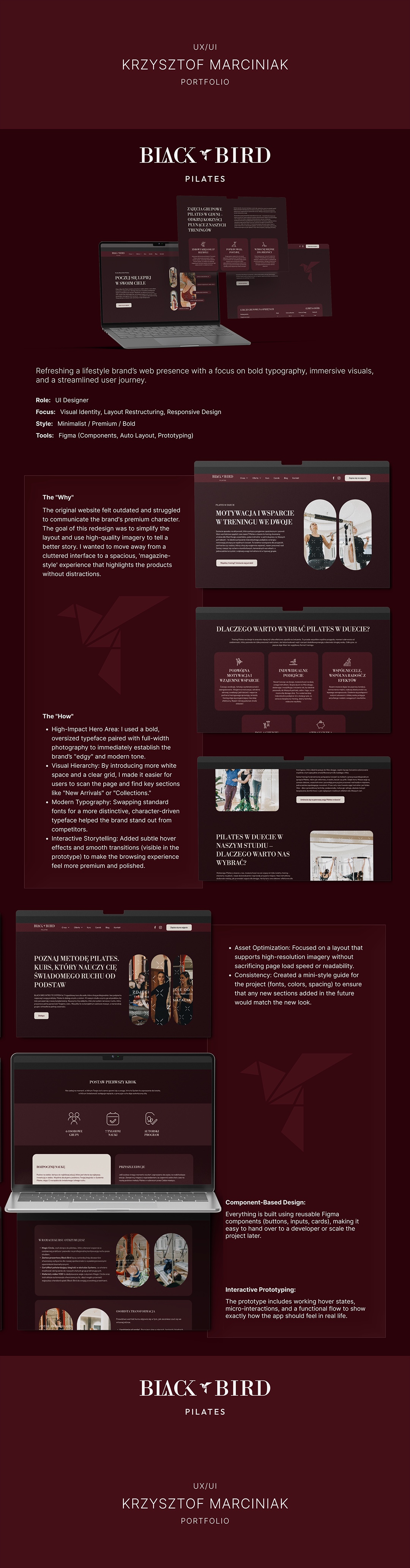 Pilates Website Redesign