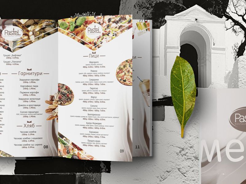 Pastel — Restaurant Menu