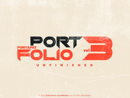 PUNYAPATFOLIO Vol.3 - Unfinished Project Portfolio