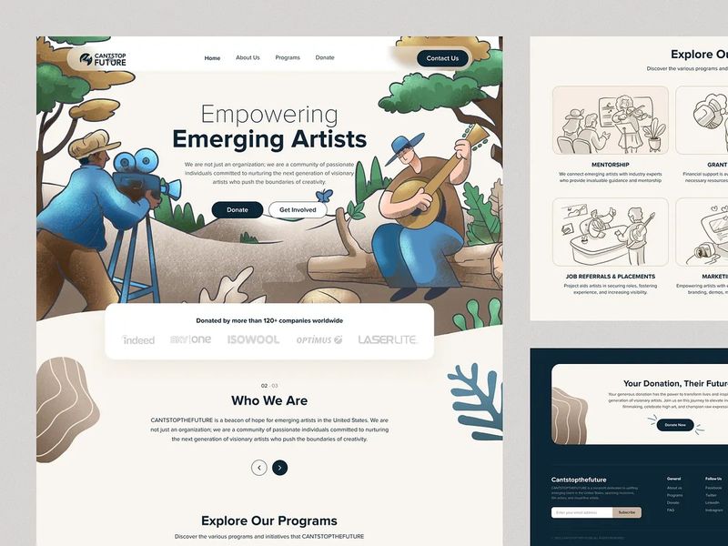Powering Up Artist Base Website | Orbix Studio