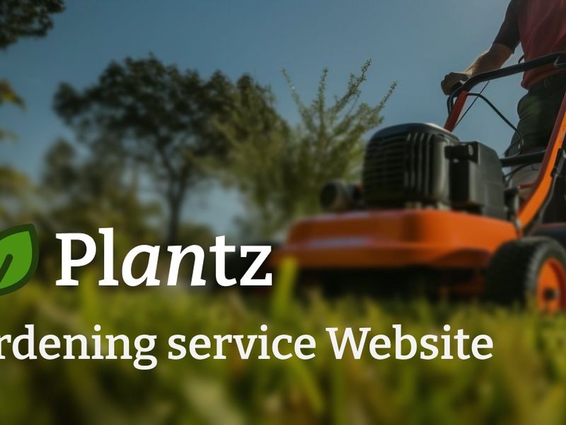 Plantz - Gardening & Landscape Service Website Template