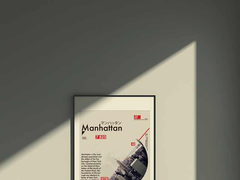 Manhattan — Experimental Graphic Poster Series