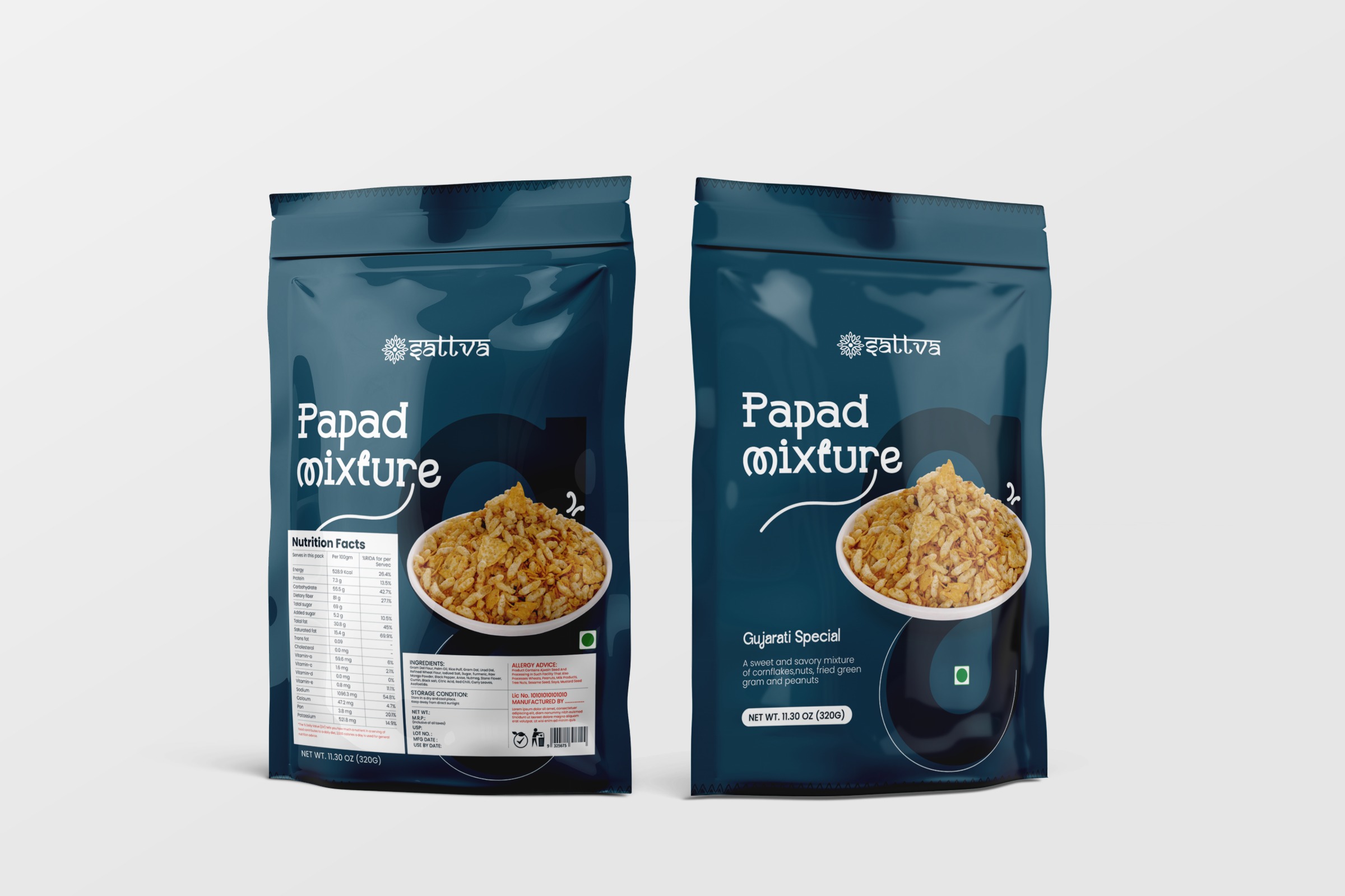 attva Soya Chips Packaging Design | Modern Indian Snack Branding Image 3