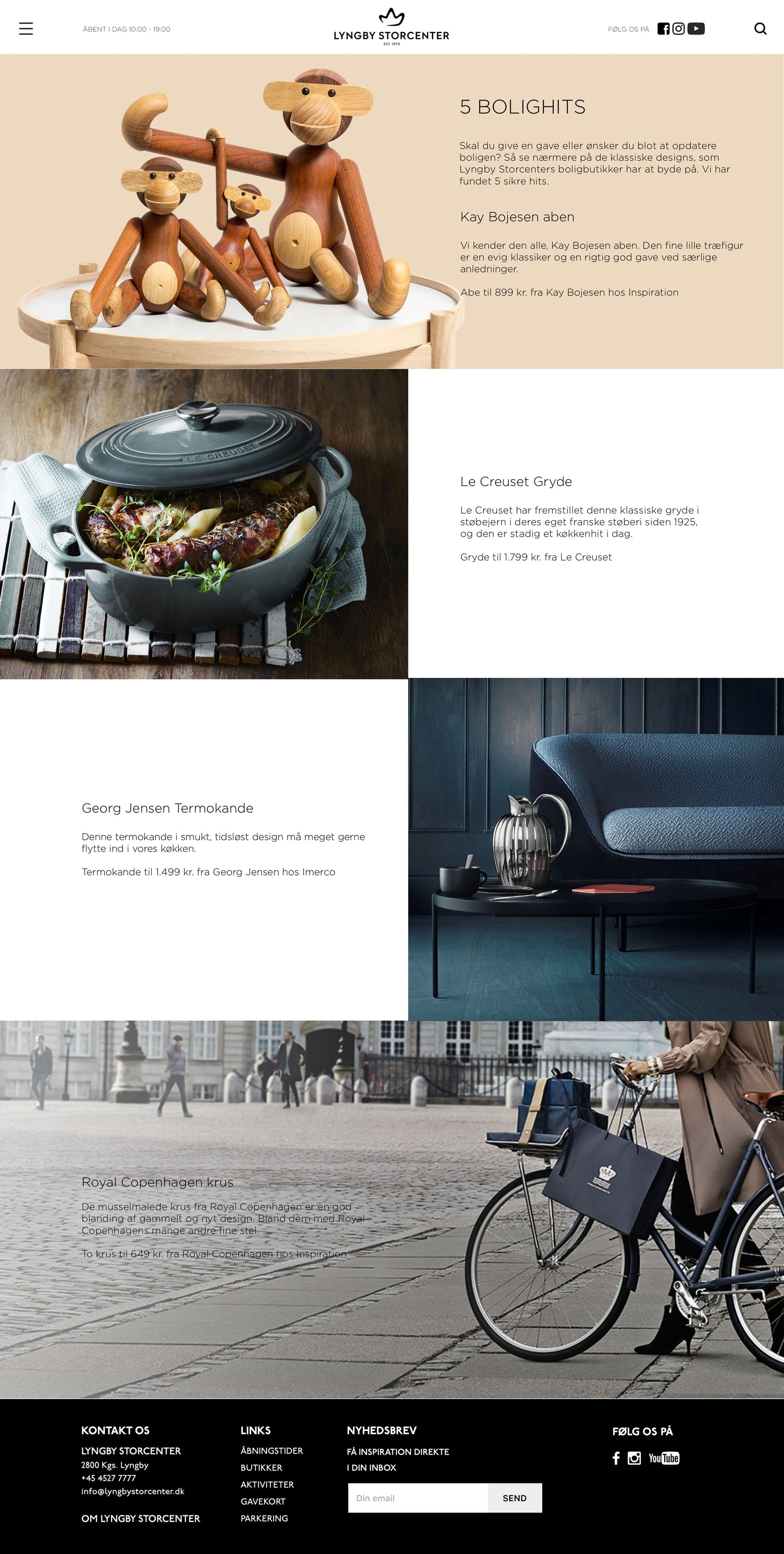 Digital identity and tagline — Lyngby Storcenter Image 3