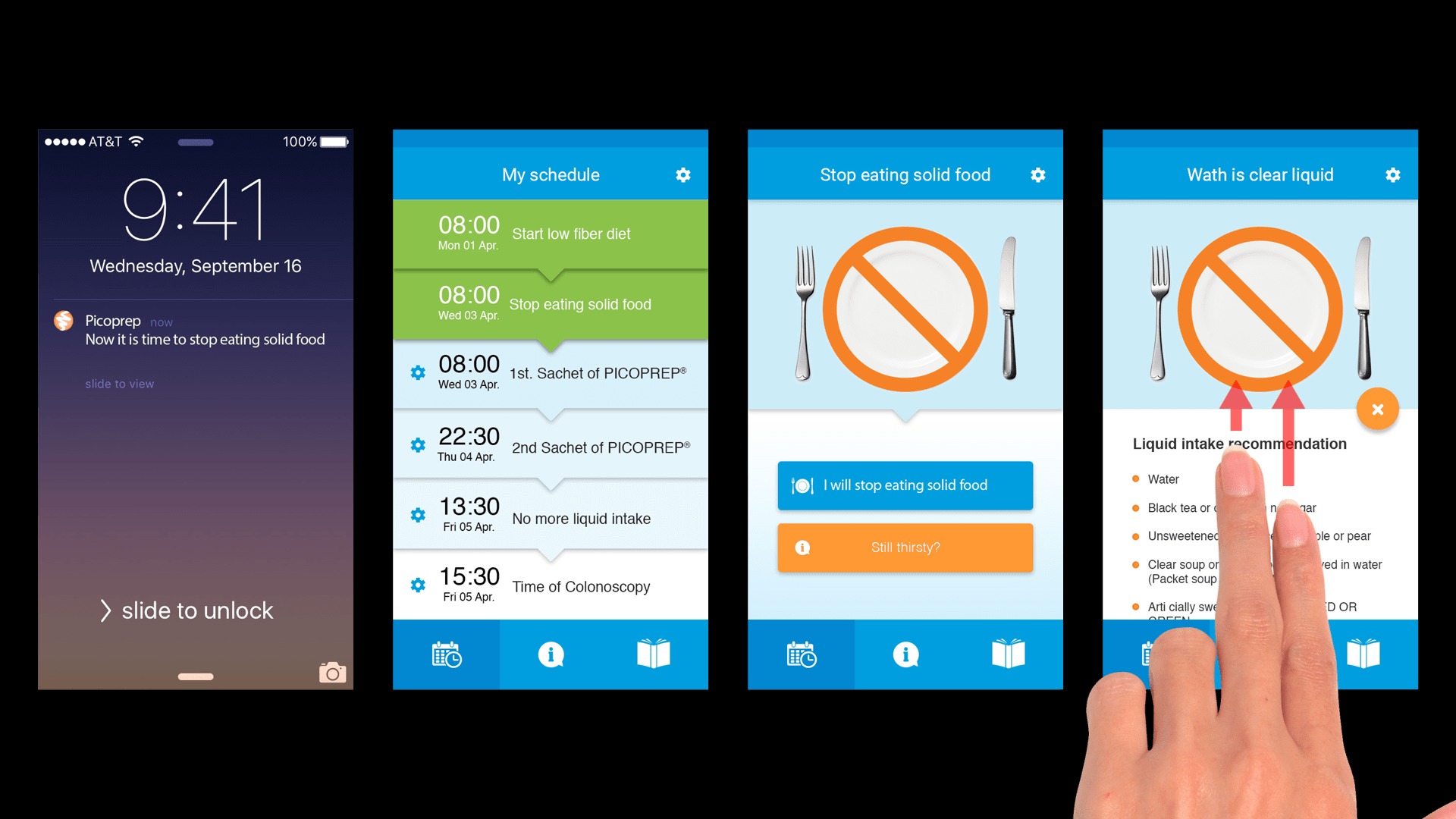 Pharma App for iOS and Android — Ferring Picoprep Image 3