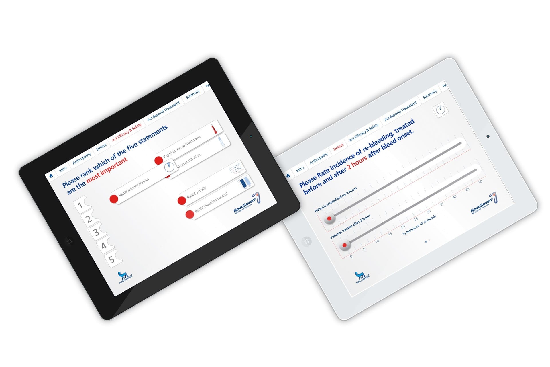 iPad eDetailer for haemophilia treatment — NovoSeven Image 3