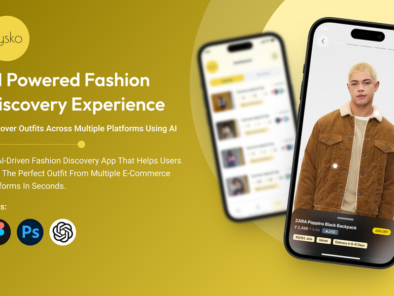 Dysko — AI Fashion Discovery App | UX Case Study