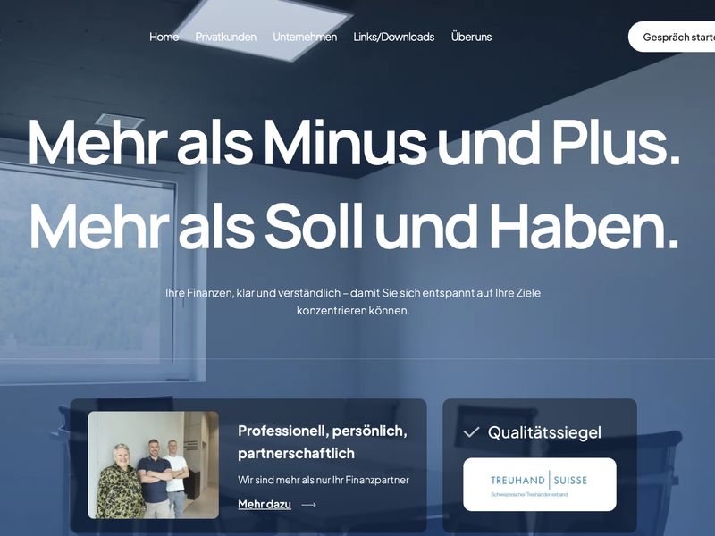 Noser Treuhand - Professional Web Design for Finance
