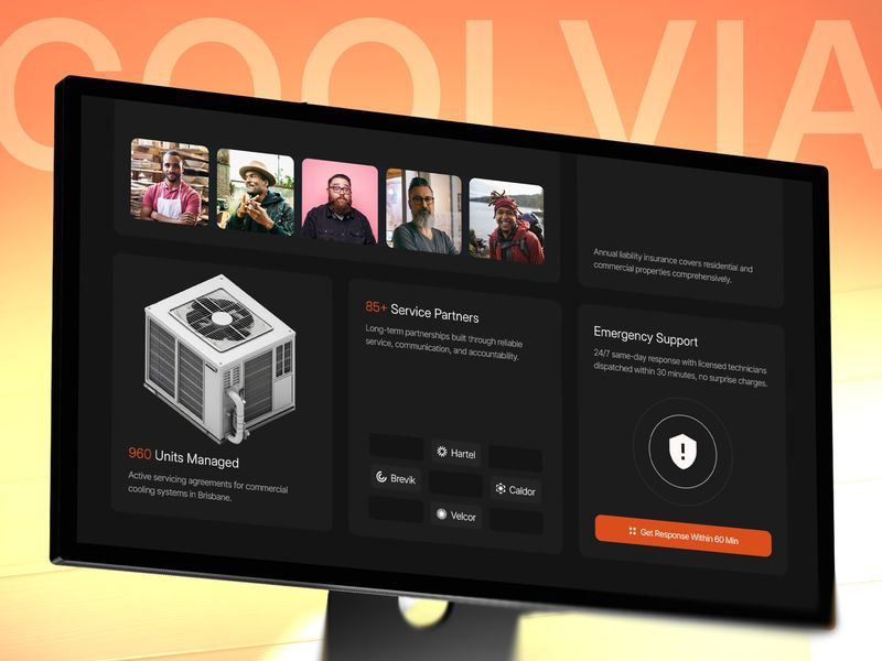 Coolvia - HVAC website design Case Study