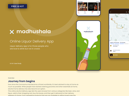 Online Liquor Delivery App on Behance