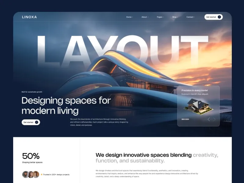 Linoxa by Radiant Templates - Uncategorized design asset by webflow