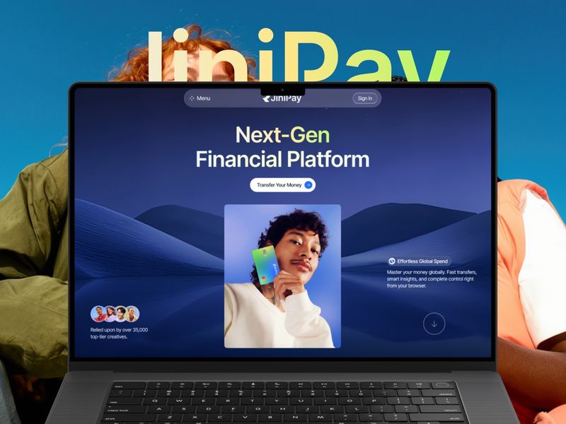 Jinipay Payment - Fintech Website & Responsive
