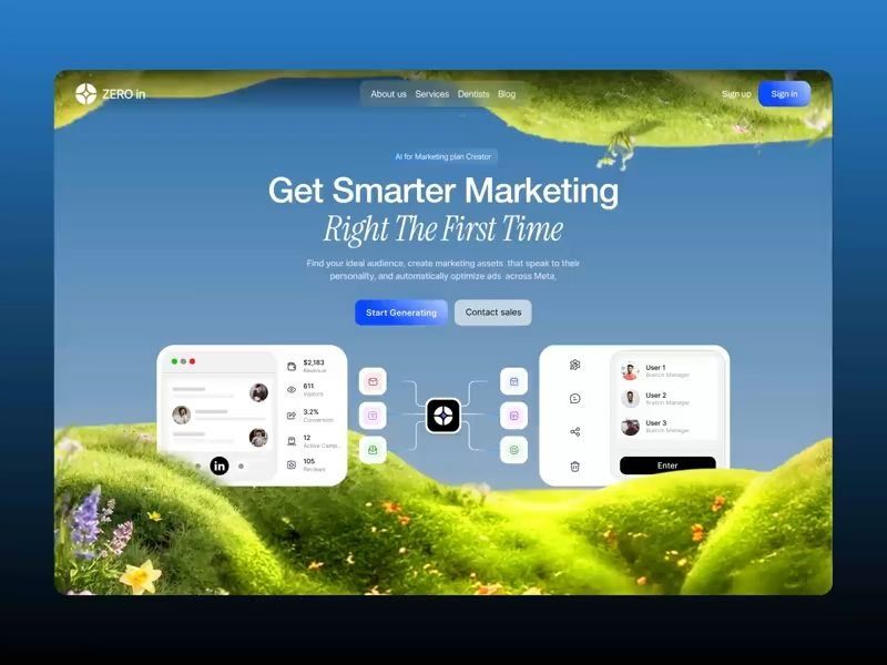 SaaS Landing Page Design v2