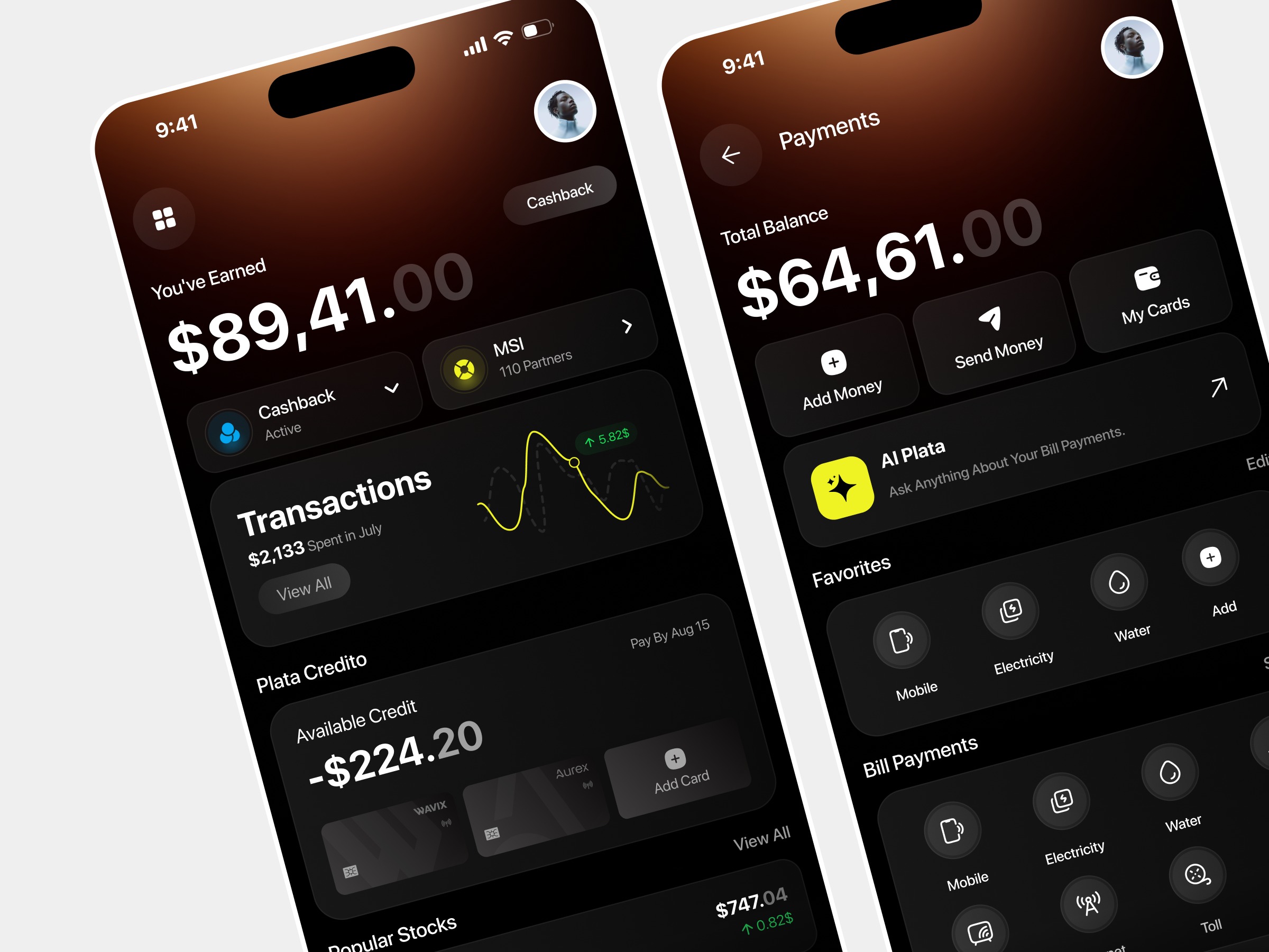 Finance Digital Banking - App Design Image 0