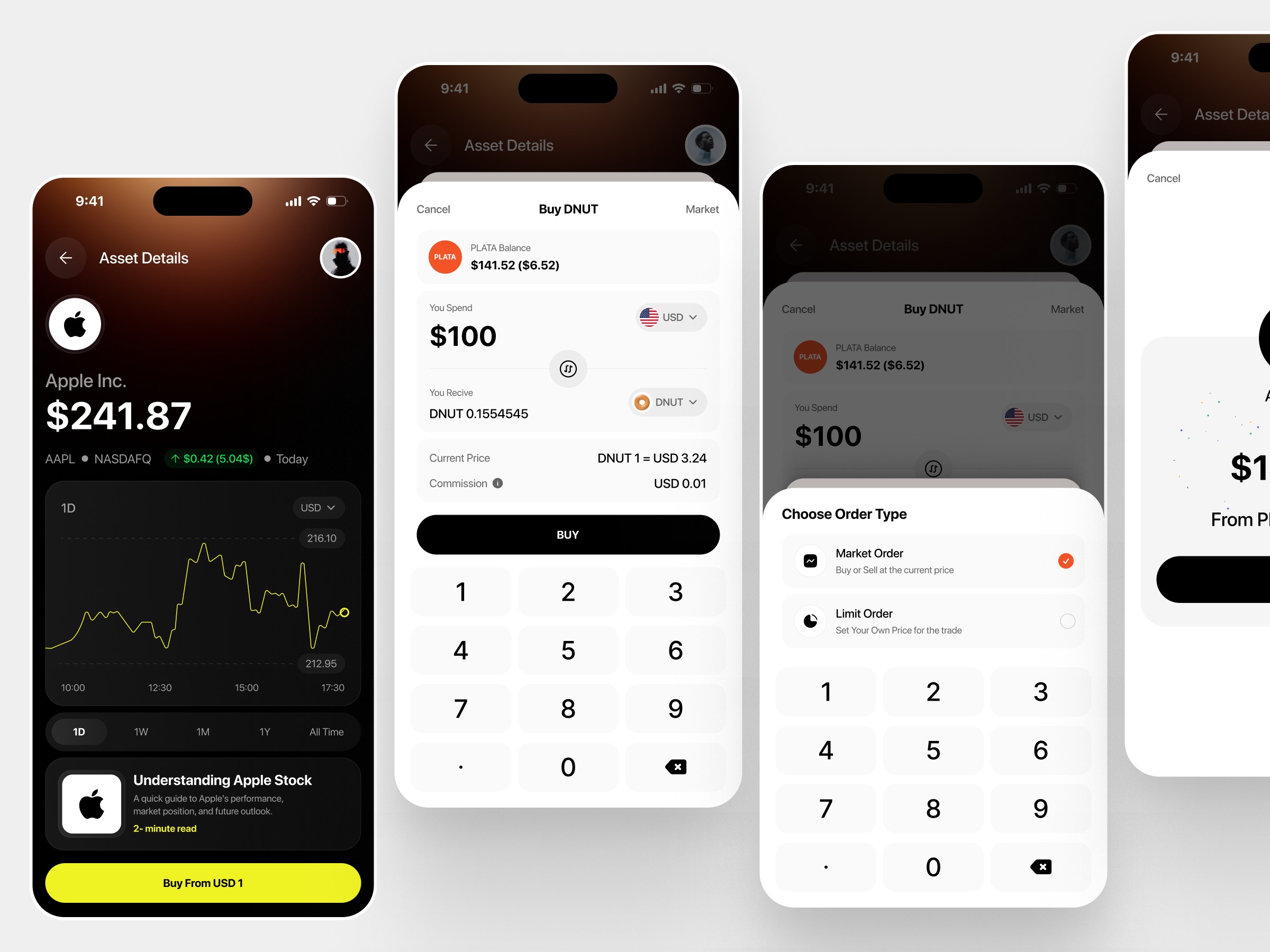 Stock Investment Mobile App UI/UX Design by Sheikh Shihab on Muzli