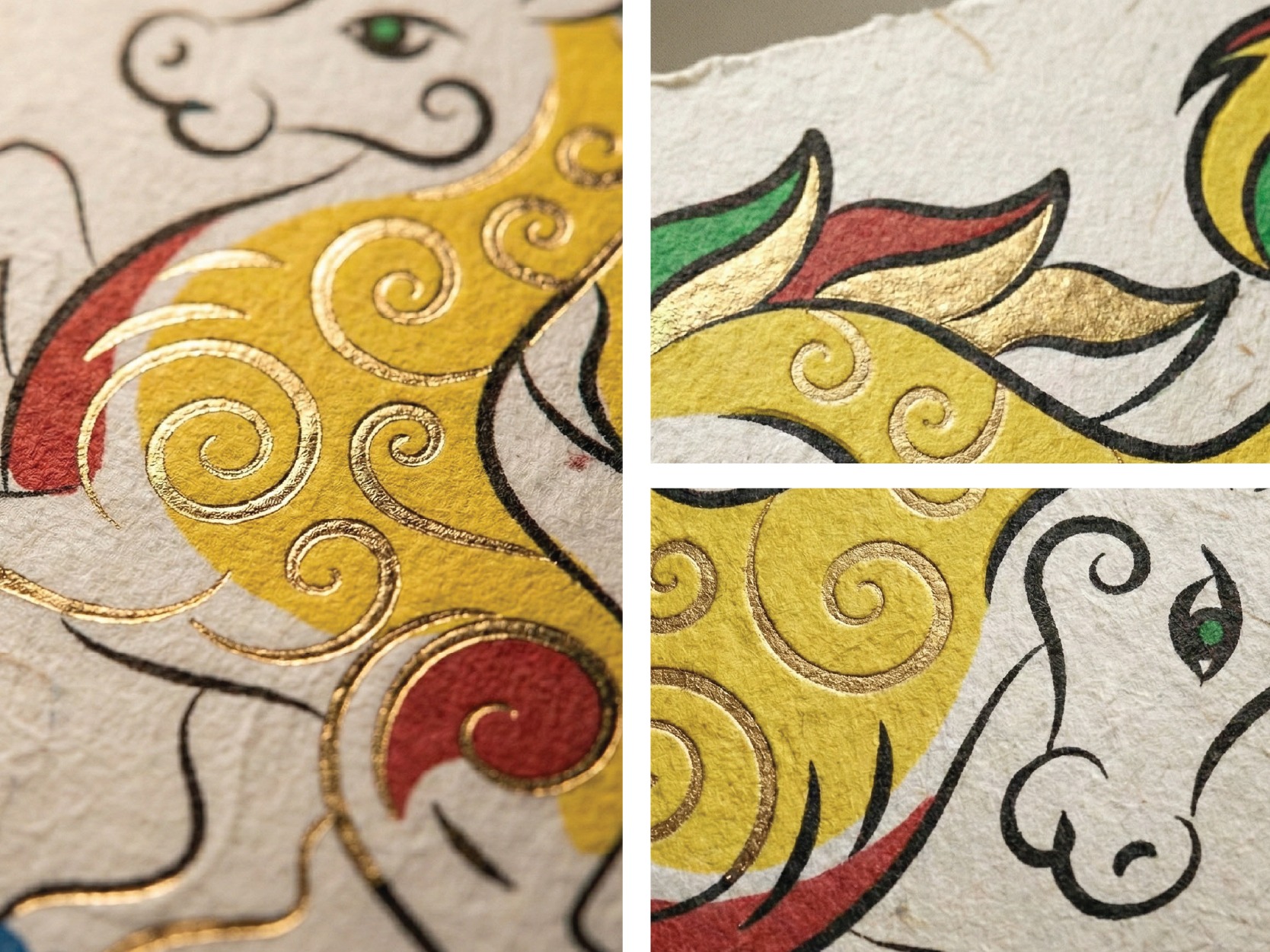 Luxury Vietnamese Lunar New Year Red Envelope Design – Year of the Horse 2026 | Gold Foil Traditional Li Xi Image 3