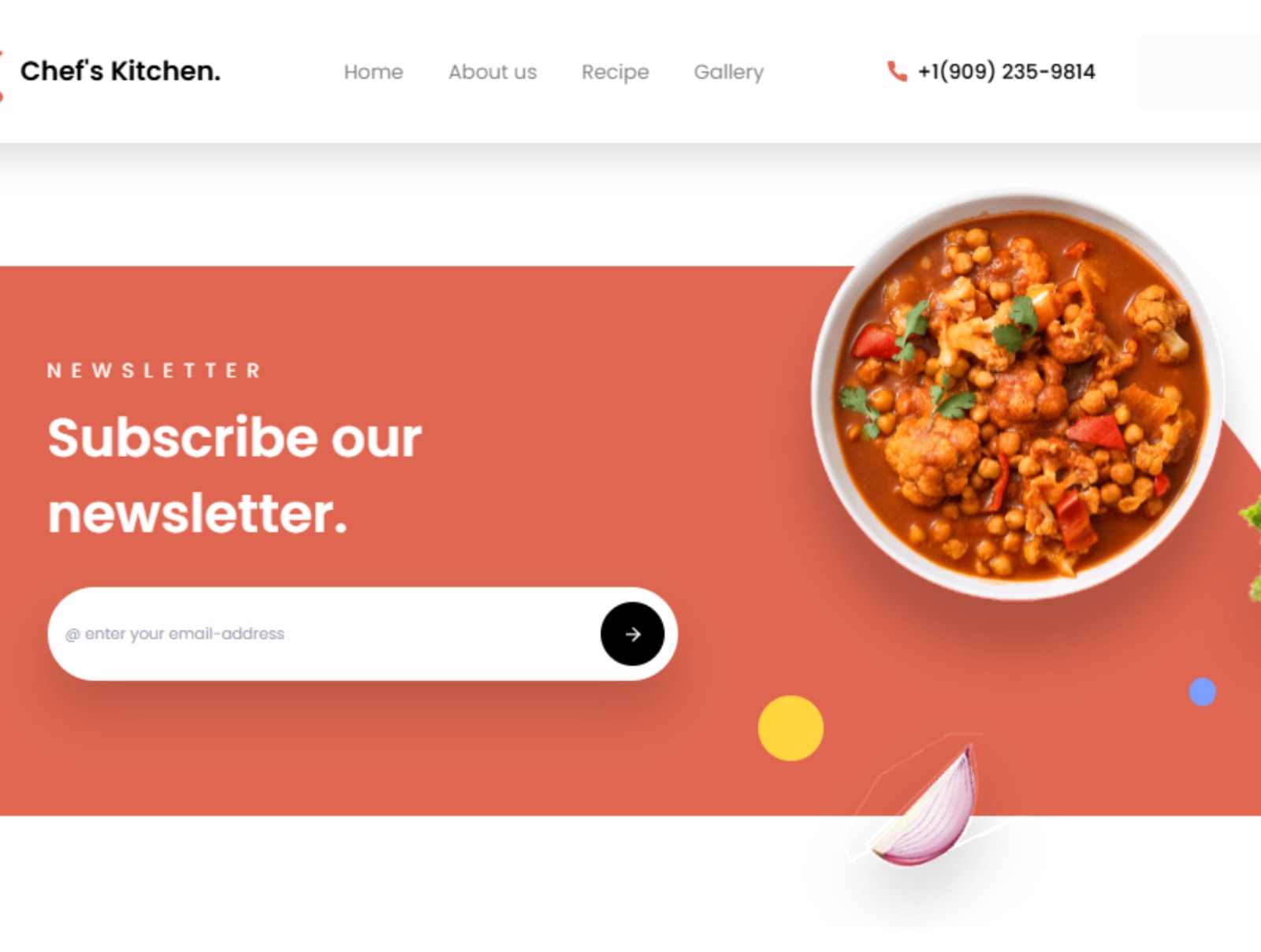 Chef's Kitchen NextJs Template