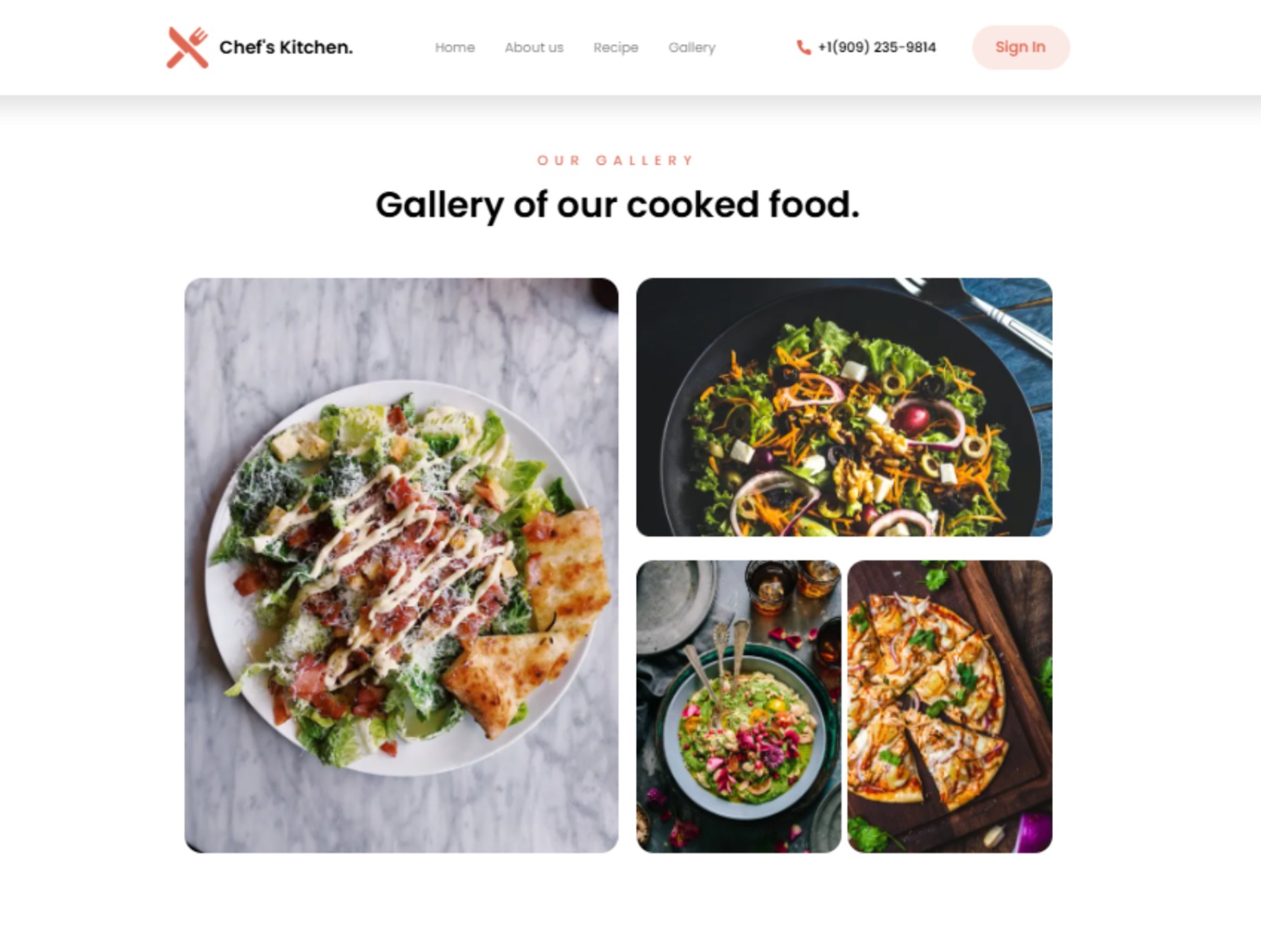 Chef's Kitchen NextJs Template Image 0