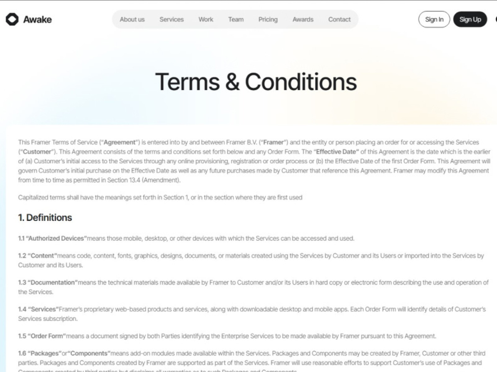 Awake Agency Nextjs Template Image 2