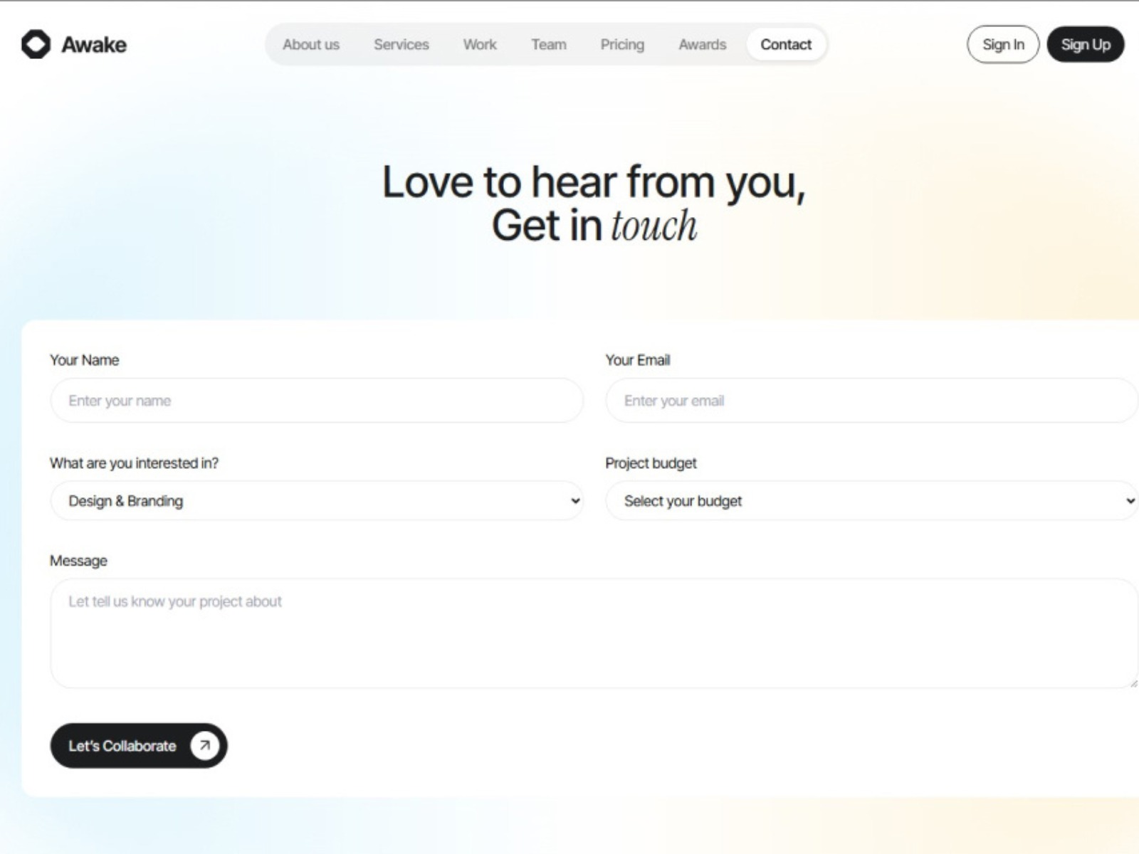 Awake Agency Nextjs Template Image 3