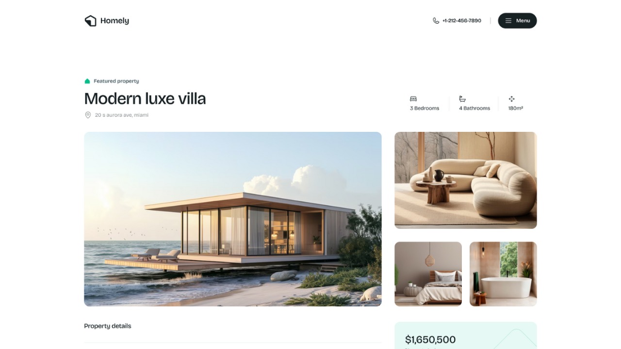 Homely Next.js Website Template  Image 5