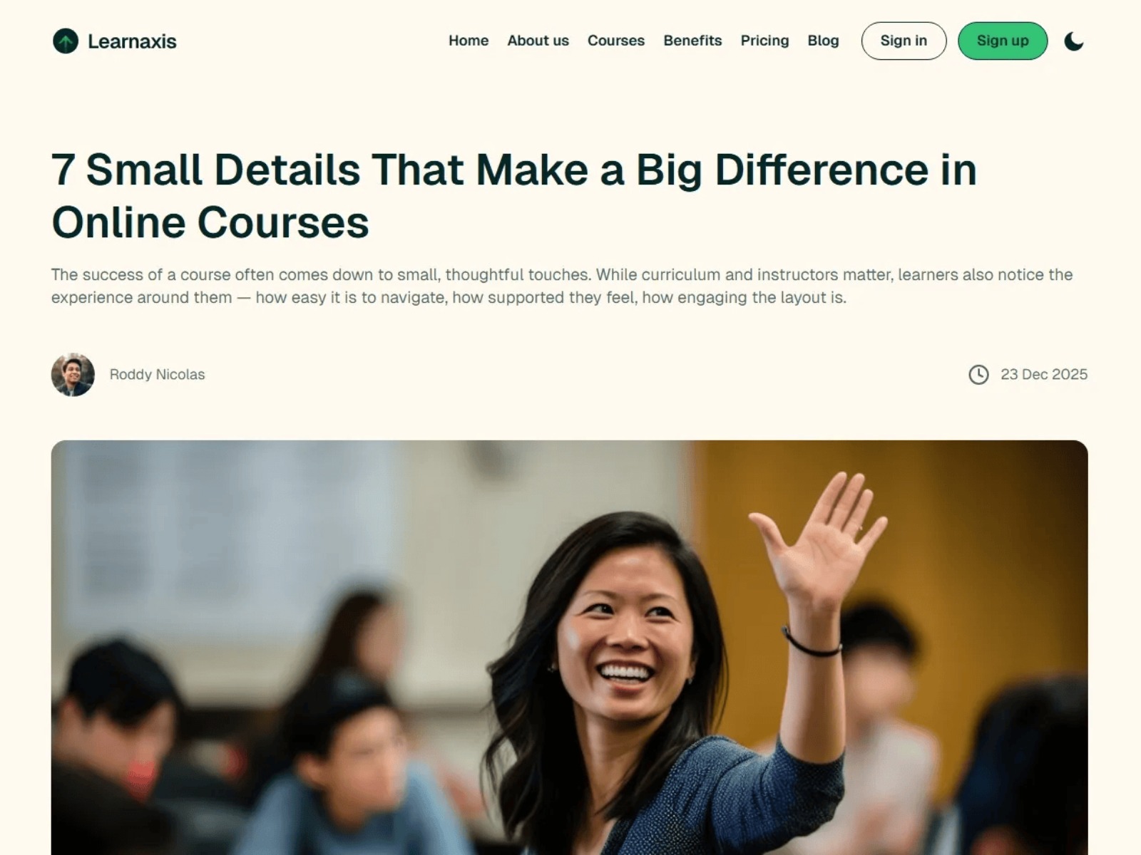LearnAxis  Next.js Website Template Image 4