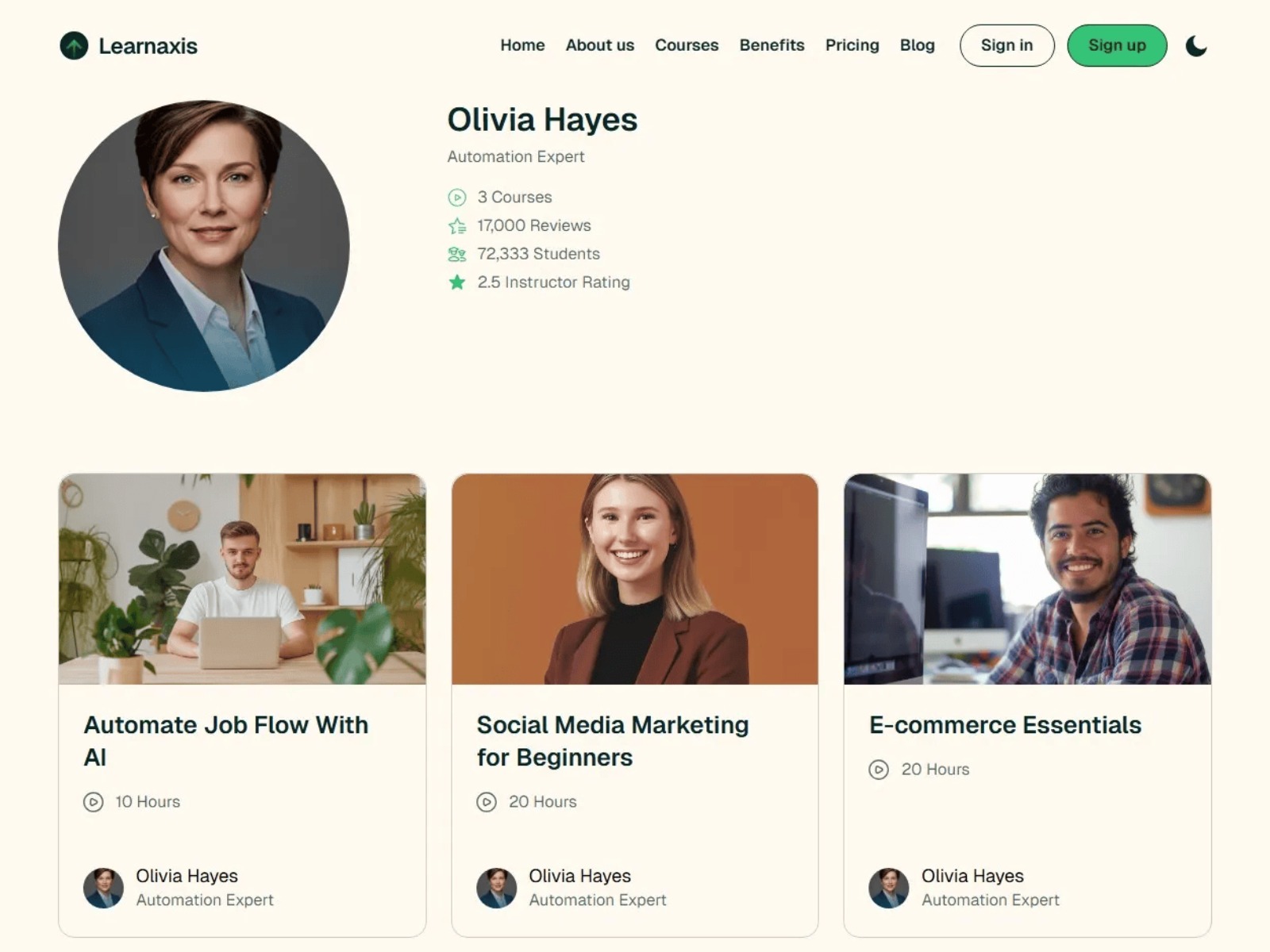 LearnAxis  Next.js Website Template Image 5