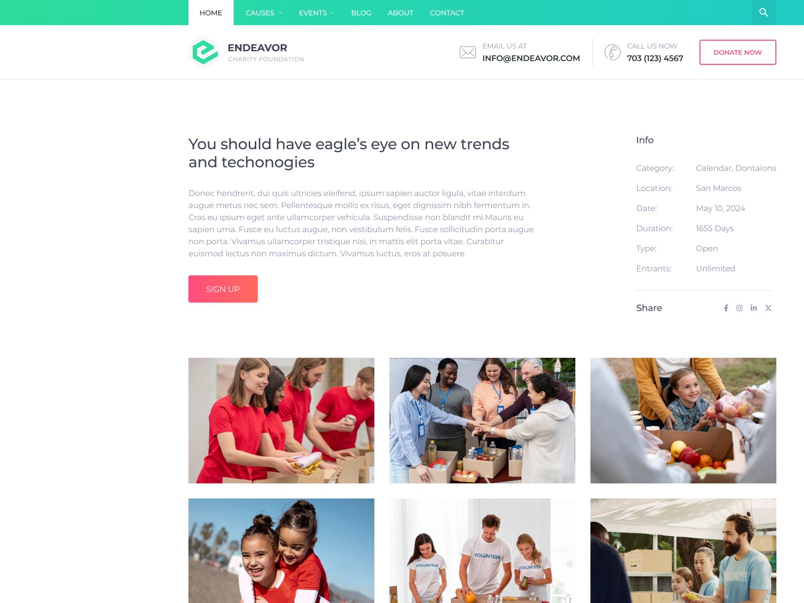 Endeavor Pro Nextjs 15 Charity Website Template Image 6